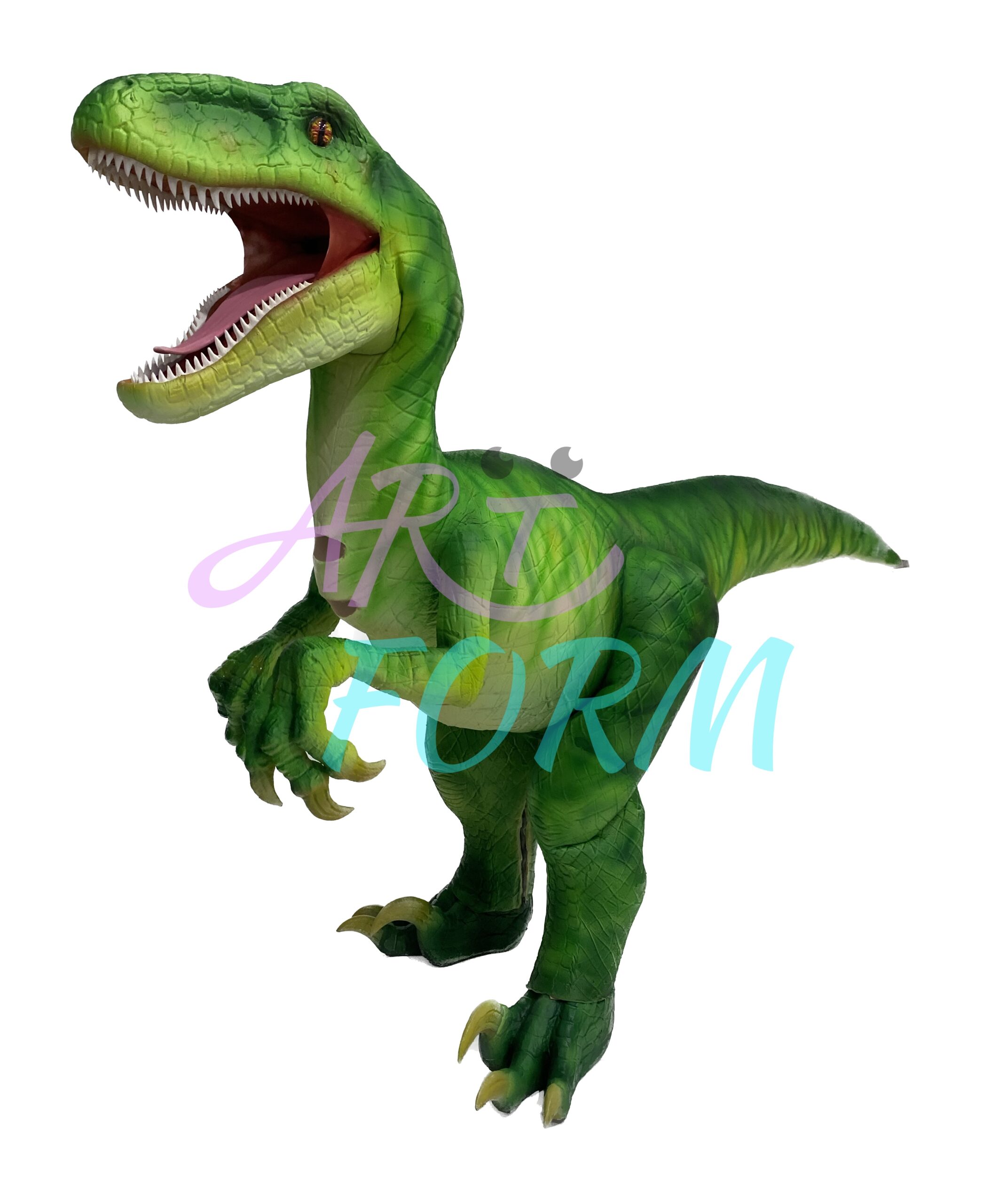 Динозавр реалистичный зеленый